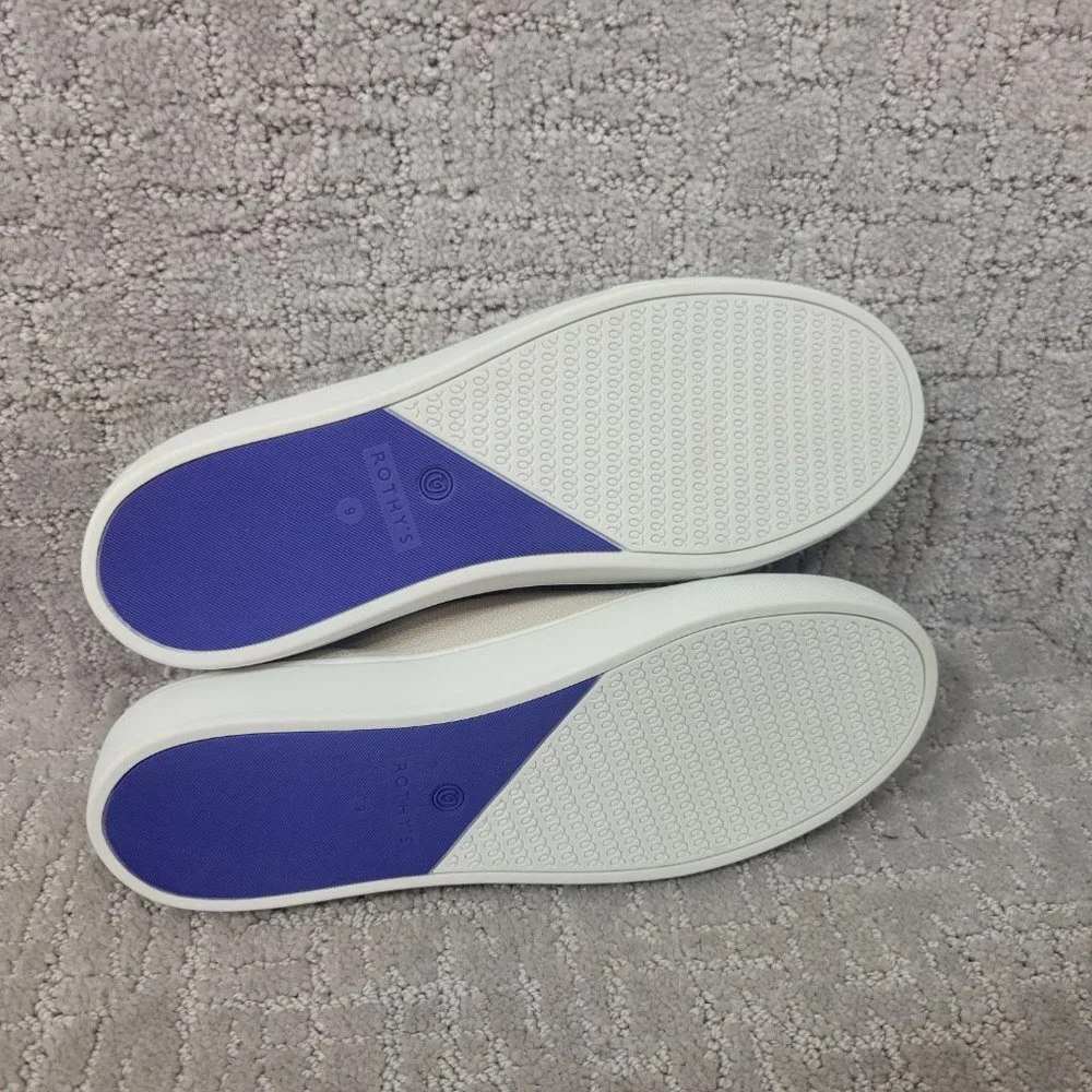 Rothy's The Sneaker Women's Size 9 Sand Round Toe Slip On Comfort Shoes